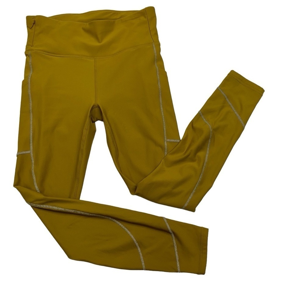 Fabletics Mustard Colour Size medium Workout Leggings